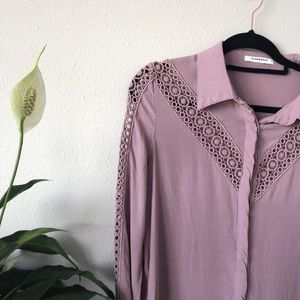 Pink/mauve tunic size M